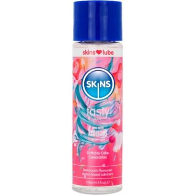 Skins - Lubrifiant À Base D'Eau Délicieux Gâteau D'Anniversaire 130 ML | SexDelice