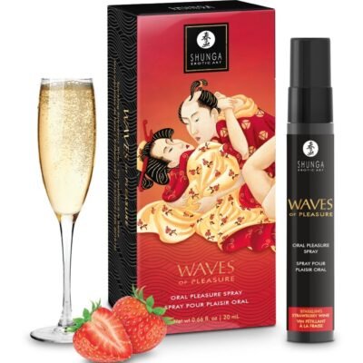 Shunga - Waves Pleasure Spray Oral Seductive Fraise 20 ML | SexDelice