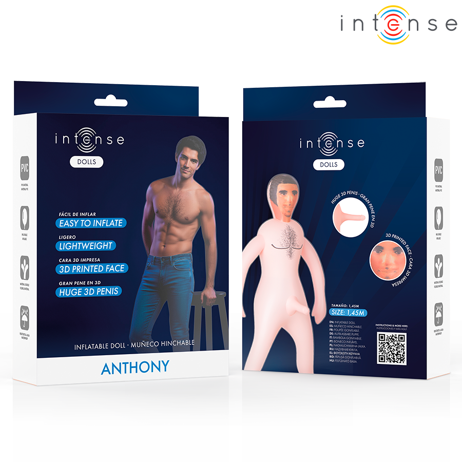 Intense Dolls - Poupée Gonflable Anthony Avec Pénis 3D | SexDelice – Image 4