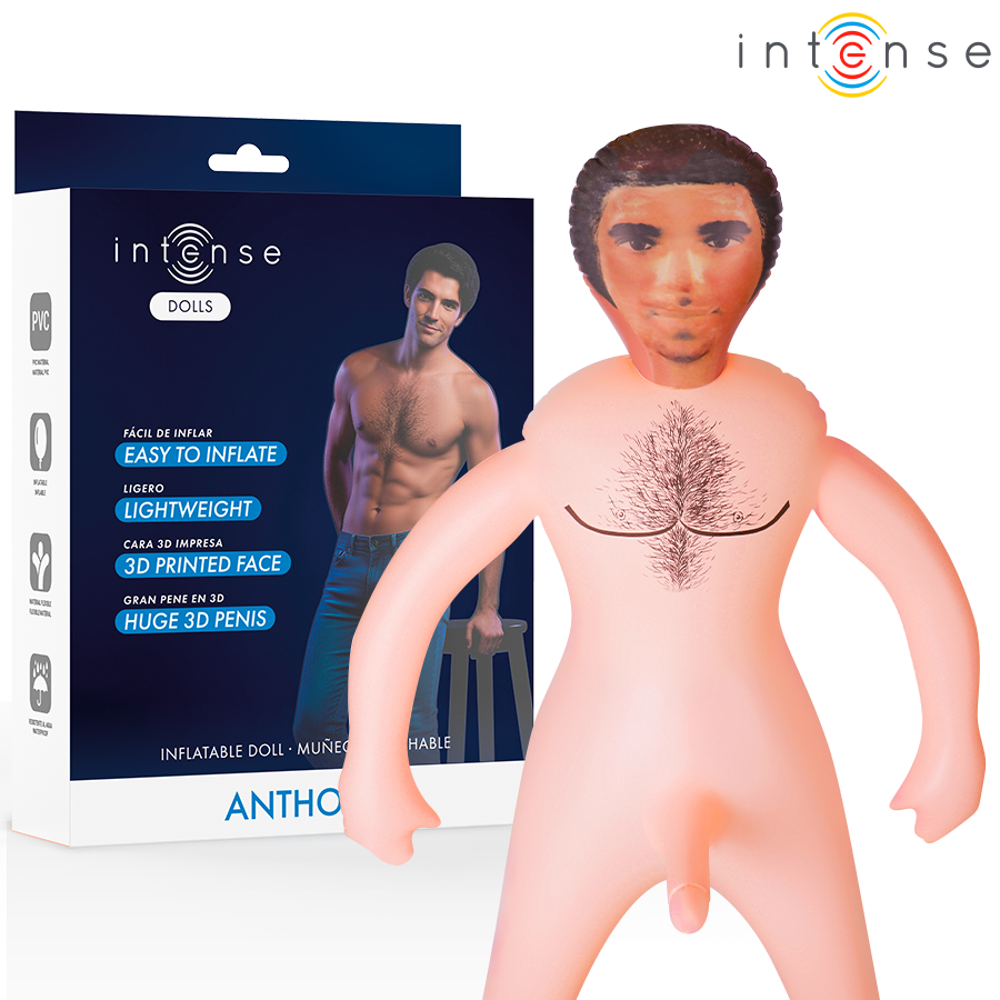 Intense Dolls - Poupée Gonflable Anthony Avec Pénis 3D | SexDelice
