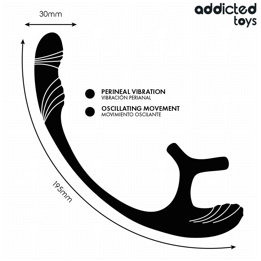 Addicted Toys - Plug Anal Avec Vibration, Ondulation À 360° Et Stimulateur De Testicules | SexDelice – Image 6