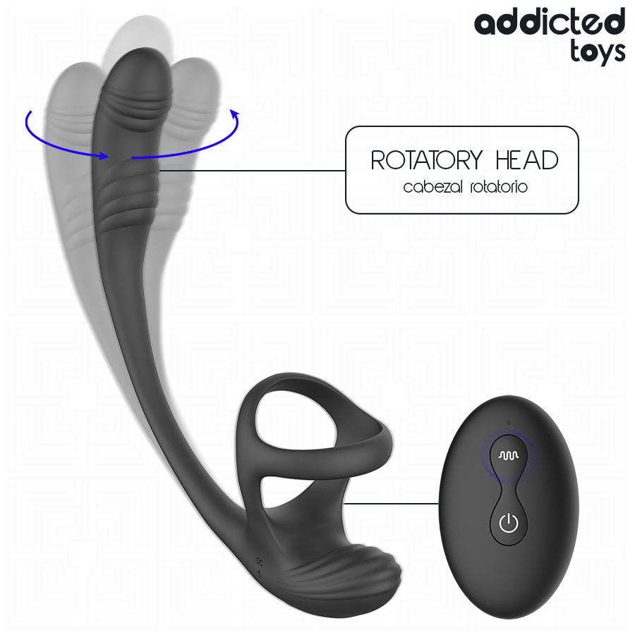 Addicted Toys - Plug Anal Avec Vibration, Ondulation À 360° Et Stimulateur De Testicules | SexDelice – Image 3