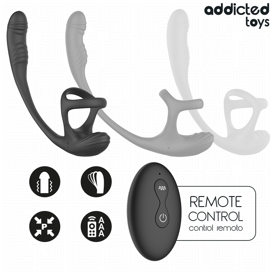 Addicted Toys - Plug Anal Avec Vibration, Ondulation À 360° Et Stimulateur De Testicules | SexDelice – Image 5