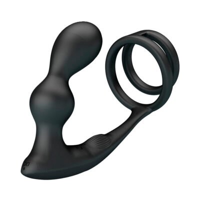 Mr Play - Plug Anal Vibrant Avec Anneau Pénis Et Télécommande | SexDelice
