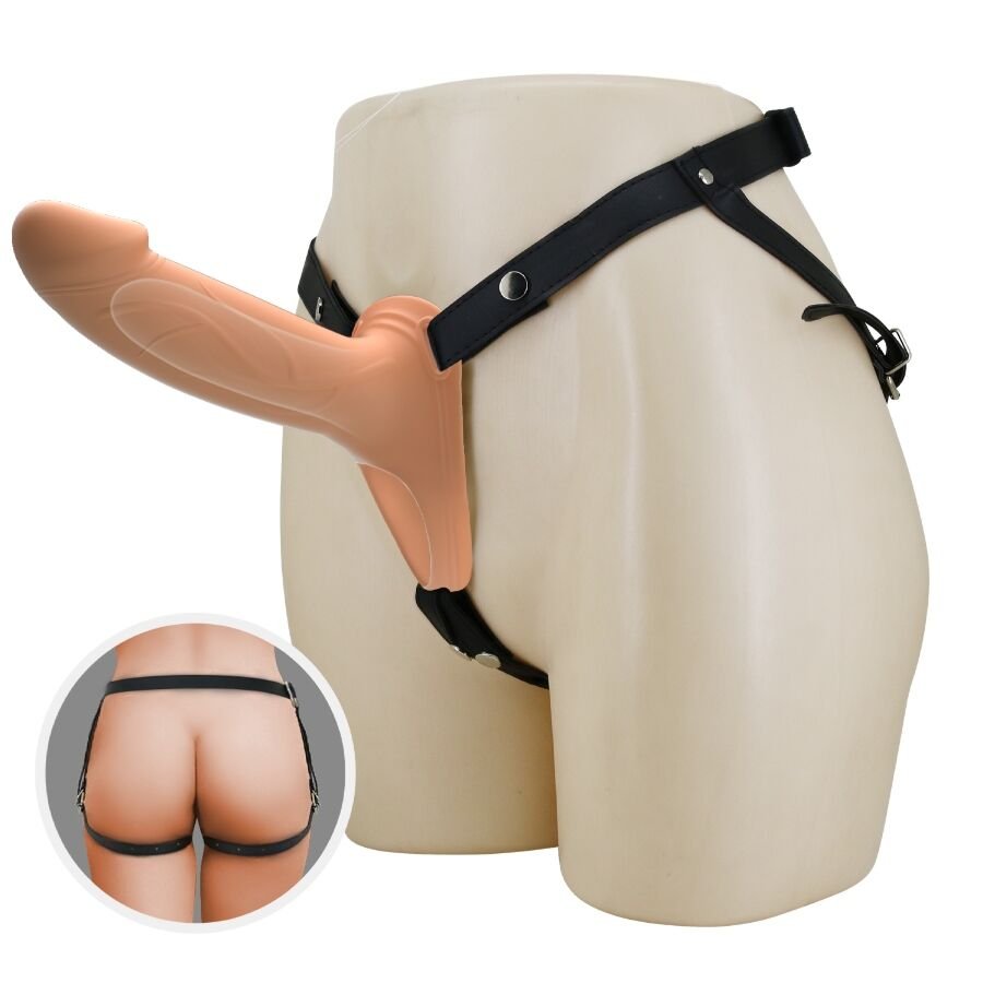 Pretty Love - Landon Light-Skin Vibrating Strap-On | SexDelice – Image 8