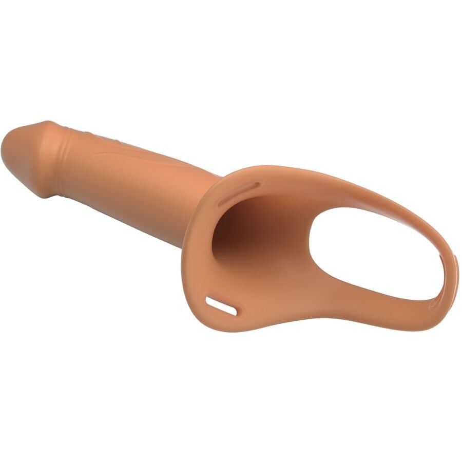 Pretty Love - Landon Light-Skin Vibrating Strap-On | SexDelice – Image 6