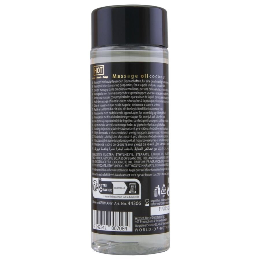 Hot - Huile De Massage À La Noix De Coco 100 ML | SexDelice – Image 2