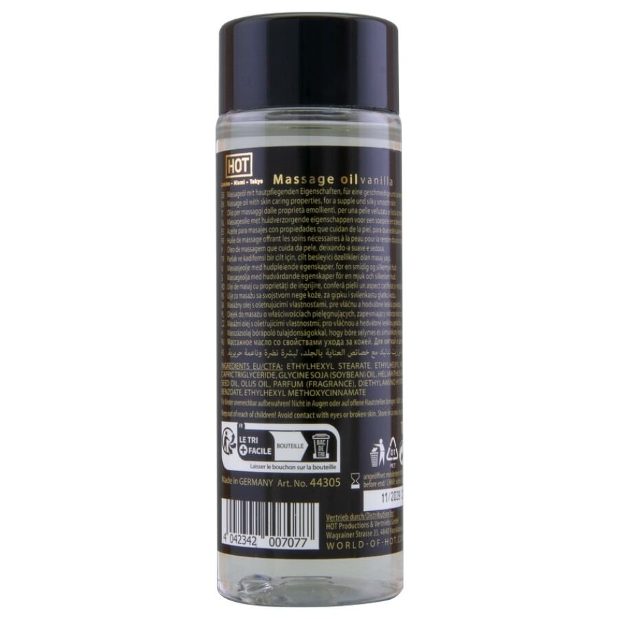 Hot - Huile De Massage À La Vanille 100 ML | SexDelice – Image 2