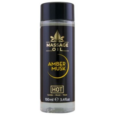 Hot - Huile De Massage Ambre Et Musc 100 ML | SexDelice