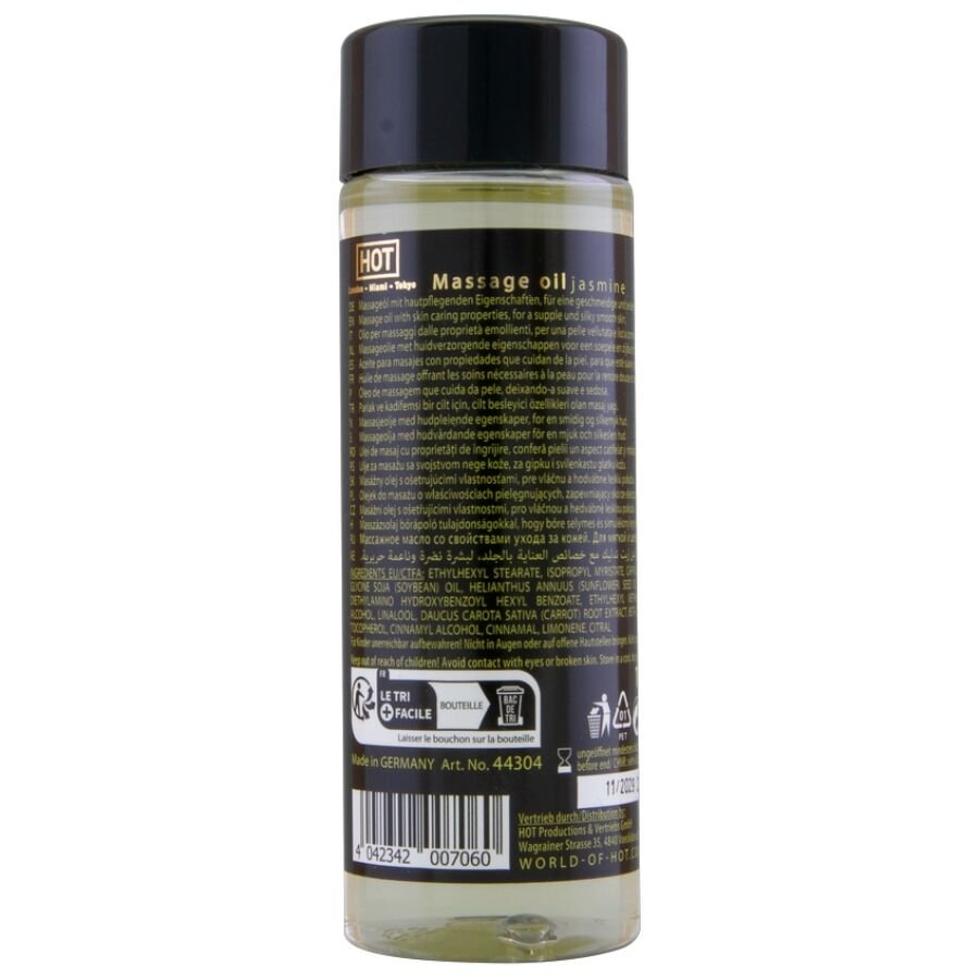 Hot - Huile De Massage Au Jasmin 100 ML | SexDelice – Image 2