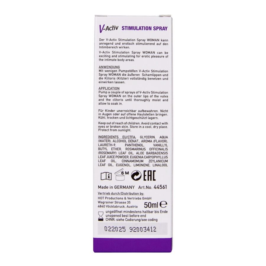 Hot - V-Activ Spray Stimulant Pour Femme 50 ML | SexDelice – Image 7