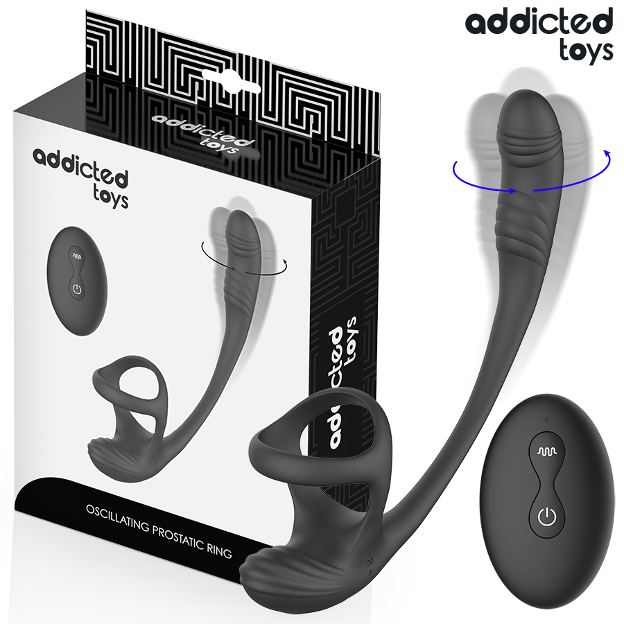 Addicted Toys - Plug Anal Avec Vibration, Ondulation À 360° Et Stimulateur De Testicules | SexDelice
