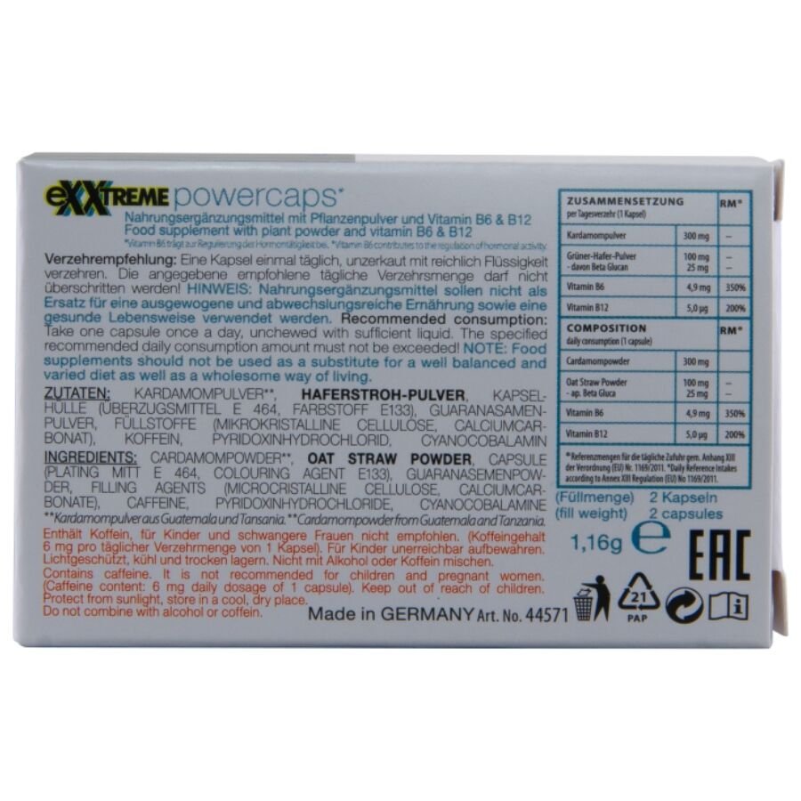Hot - Exxtreme Capsules Puissance Man 2 Unités | SexDelice – Image 4