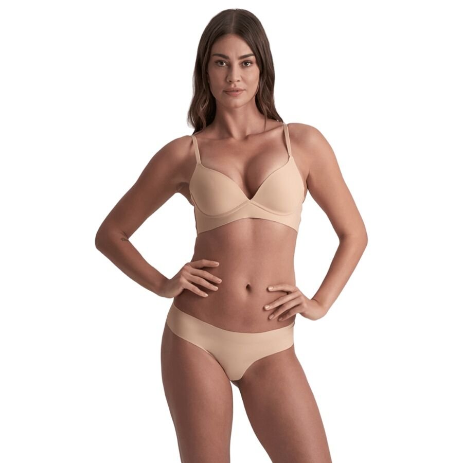 Bye-Bra - Invisible Thong 2 Pack Beige & Black Size L | SexDelice – Image 4