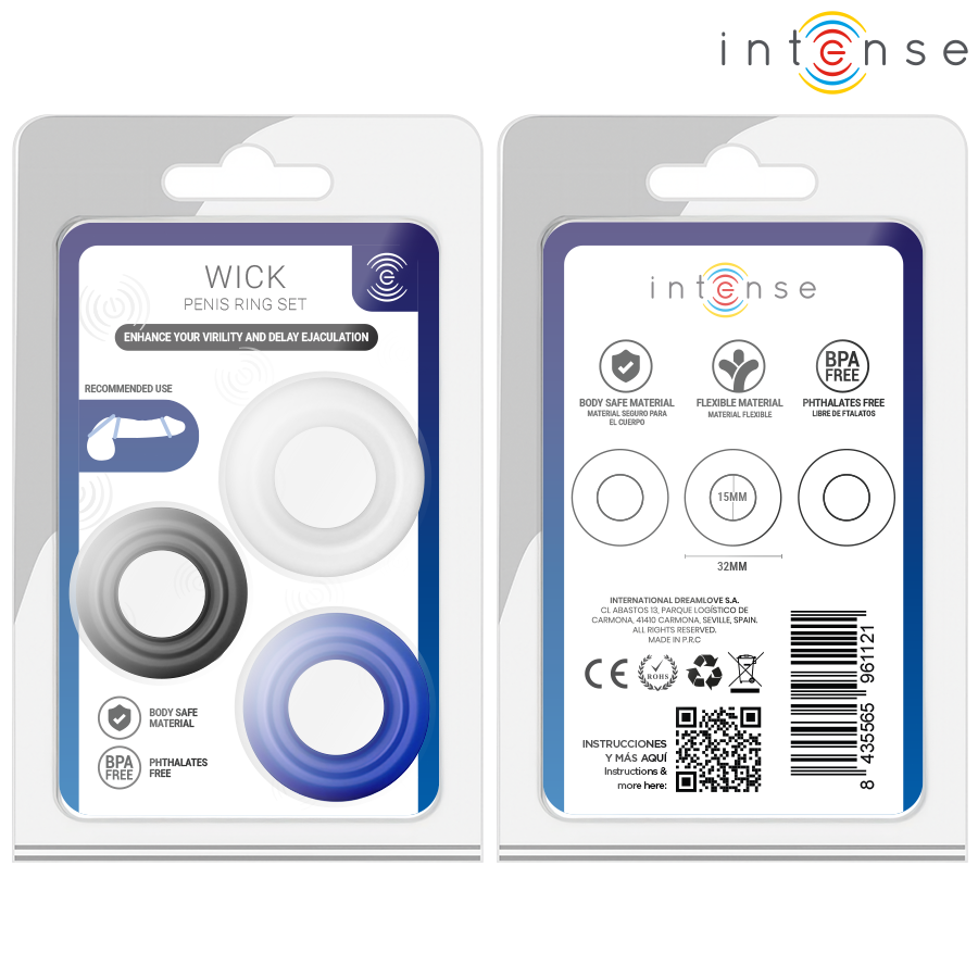 Intense - Ensemble De 3 Anneaux Pénis De Couleurs Variées | SexDelice – Image 5