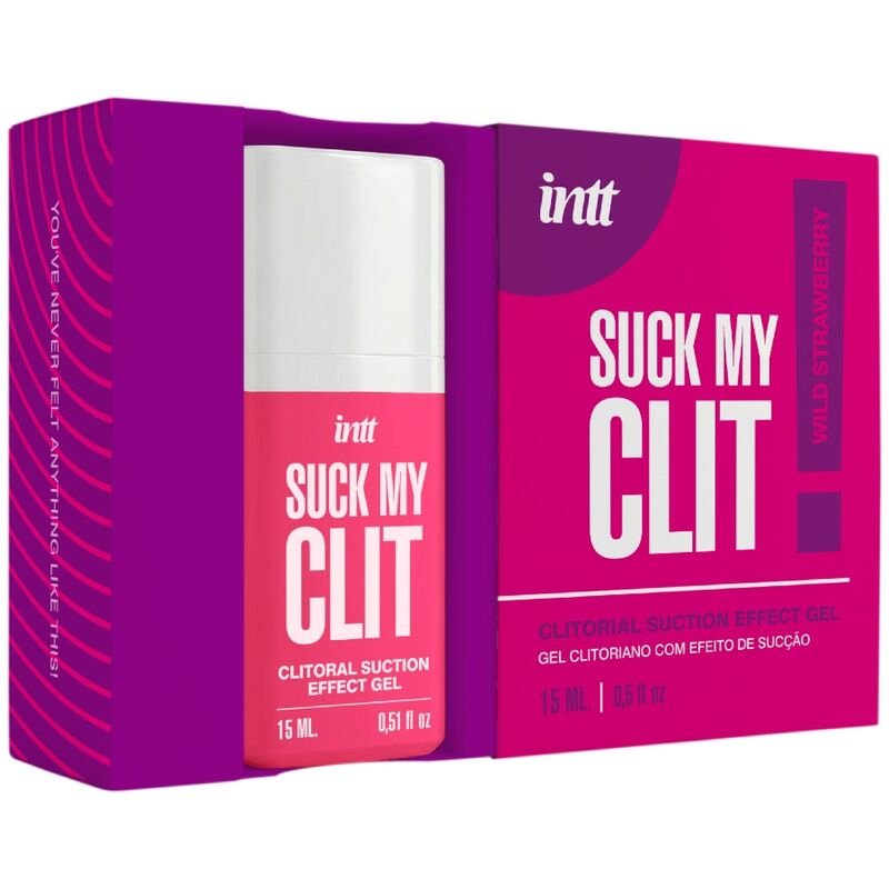 Intt - Suck My Clit Gel Effet Succion Fraise Sauvage 15 ML | SexDelice – Image 3