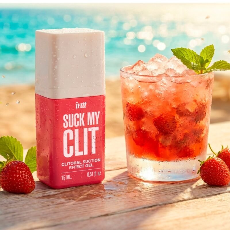 Intt - Suck My Clit Gel Effet Succion Fraise Sauvage 15 ML | SexDelice – Image 6