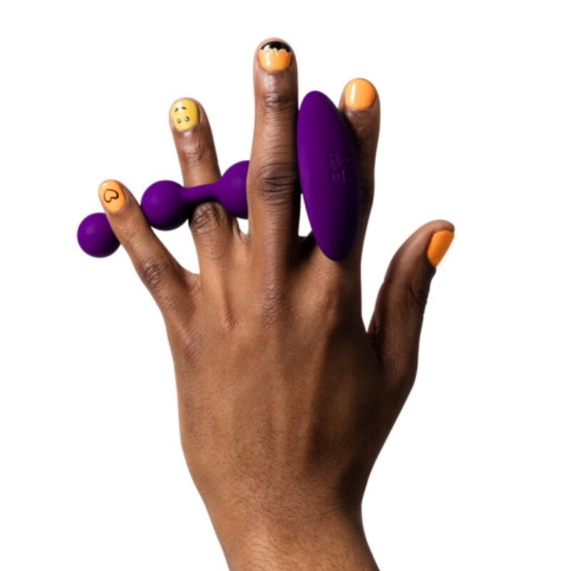 Romp - Amp Perles Anales En Silicone Flexible Violettes 12,5 CM | SexDelice – Image 2