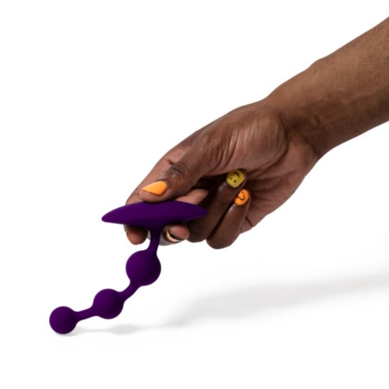 Romp - Amp Perles Anales En Silicone Flexible Violettes 12,5 CM | SexDelice – Image 5