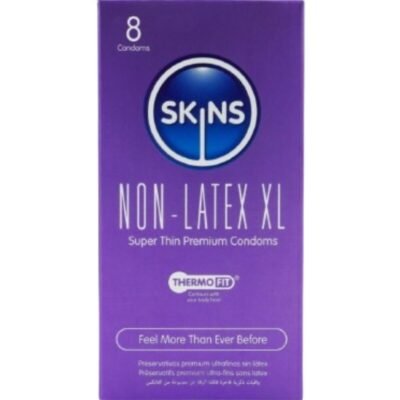 Skins - Préservatifs Sans Latex Paquet De 4, Format XL | SexDelice