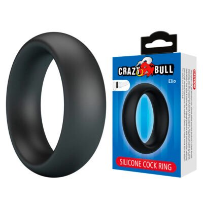 Crazy Bull - Elio Anneau Pénal En Silicone Noir | SexDelice