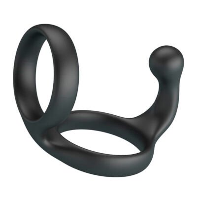 Crazy Bull - Florian Double Anneau De Pénis Et De Testicules Noir | SexDelice