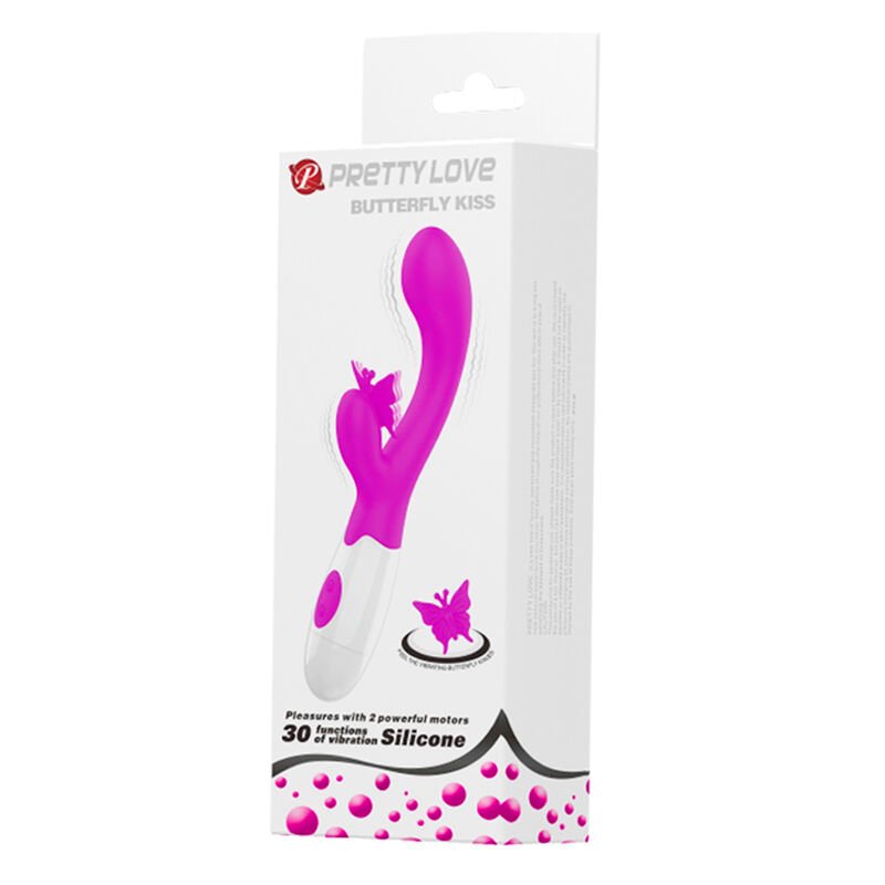 Pretty Love - Vibrateur Lapin Violet 30 Fonctions Baiser Papillon | SexDelice – Image 11