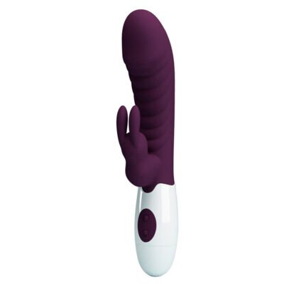 Pretty Love - Vibrateur Lapin Naughty Bunny 30 Fonctions Violet | SexDelice