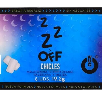 Wug Off - Le Chewing-Gum Fonctionnel Qui Vous Aide À Vous Détendre Et À Mieux Dormir. Plaquette De 8 Paquets | SexDelice