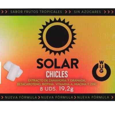 Wug Solar – Le Chewing-Gum Qui Prépare Votre Peau Au Soleil. Plaquette De 8 Unités | SexDelice