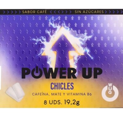 Wug Power Up - Chewing-Gum Énergisant Pour La Concentration Et L'Endurance - Plaquette Thermoformée De 8 Unités | SexDelice