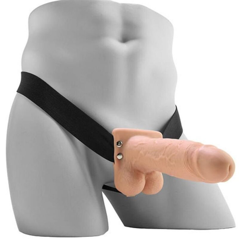 Fetish Fantasy Series - Godemichet Vibrant Réaliste À Couche Avec Testicules 17,8 CM | SexDelice – Image 2
