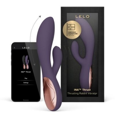 Lelo - Ina Thrust Rabbit Vibrateur À Poussée Violet | SexDelice
