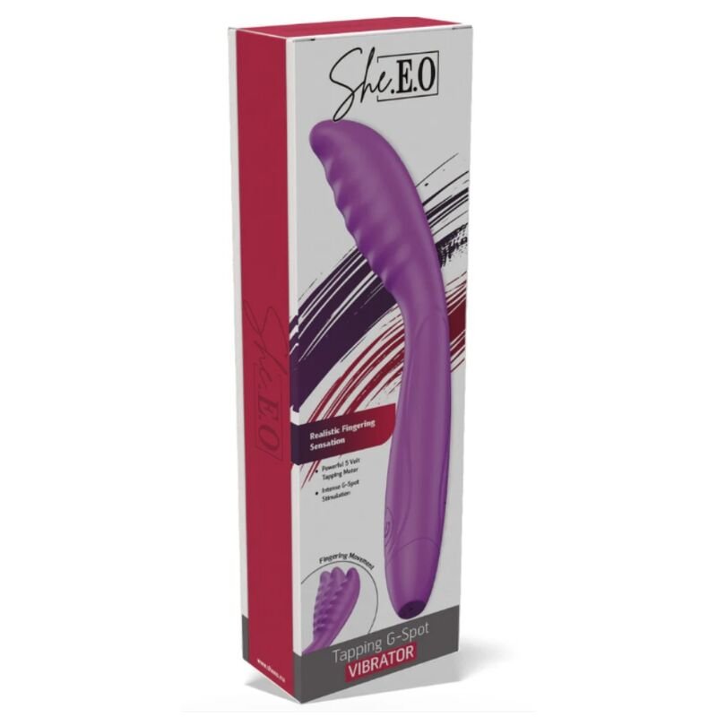 She.e.o - Vibrateur Stimulateur Anal Rotatif Violet Avec Télécommande Violet | SexDelice – Image 5