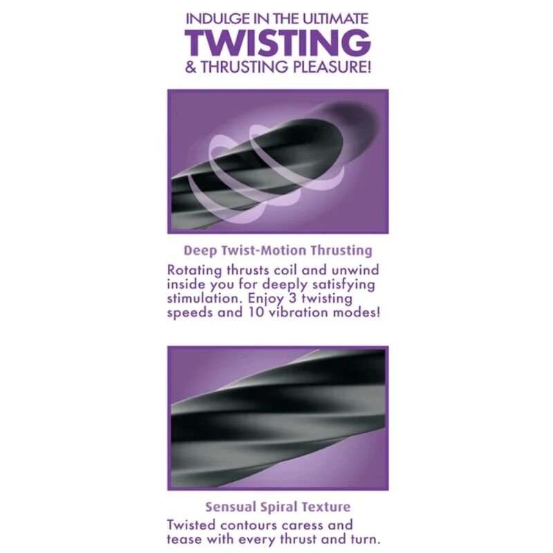 Anal Fantasy Elite - Twist Ecstasy Stimulateur Anal Rotatif Rechargeable | SexDelice – Image 4