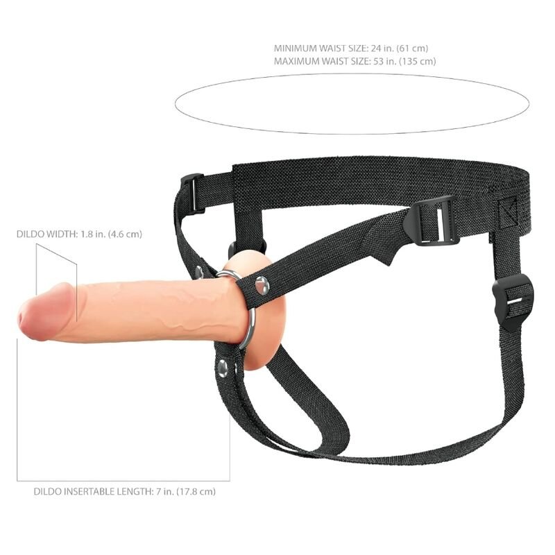 Fantasy X-Tensions Elite - Strap-On En Silicone Creux De 17,8 CM | SexDelice – Image 6