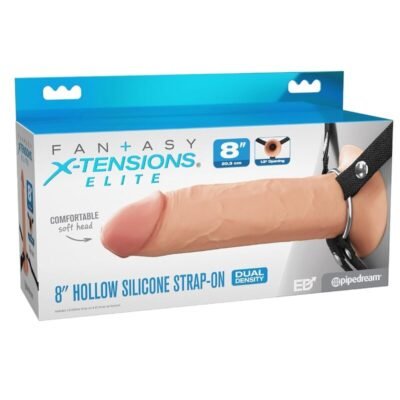 Fantasy X-Tensions Elite - Strap-On En Silicone Creux De 20,3 CM | SexDelice
