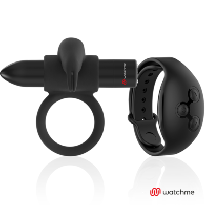 Black&silver - Burton Télécommande Cockring Watchme | SexDelice