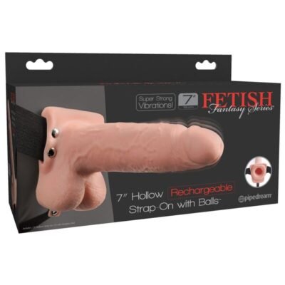 Fetish Fantasy Series - Godemichet Vibrant Réaliste À Couche Avec Testicules 17,8 CM | SexDelice